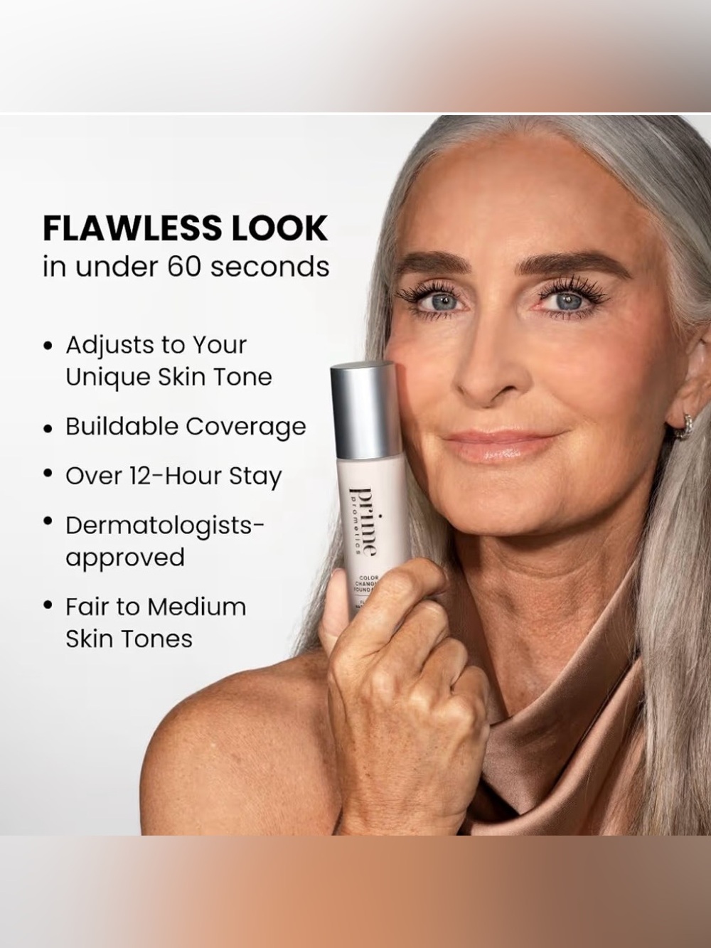 Prime Cosmetics Color Changing Foundation - Picture 3 of 6